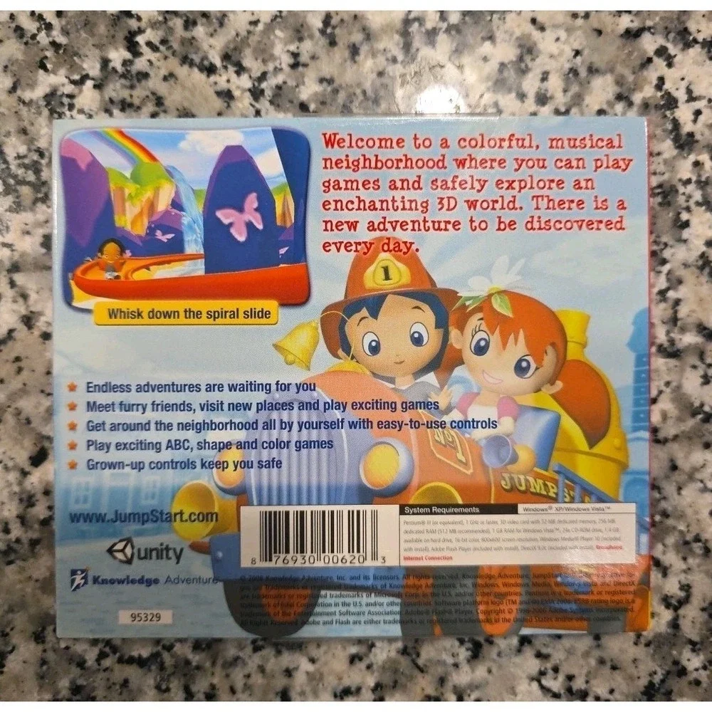 NEW Sealed Jumpstart 3D Virtual World DVD